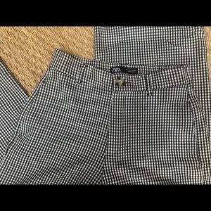 Zara gingham wide leg pants